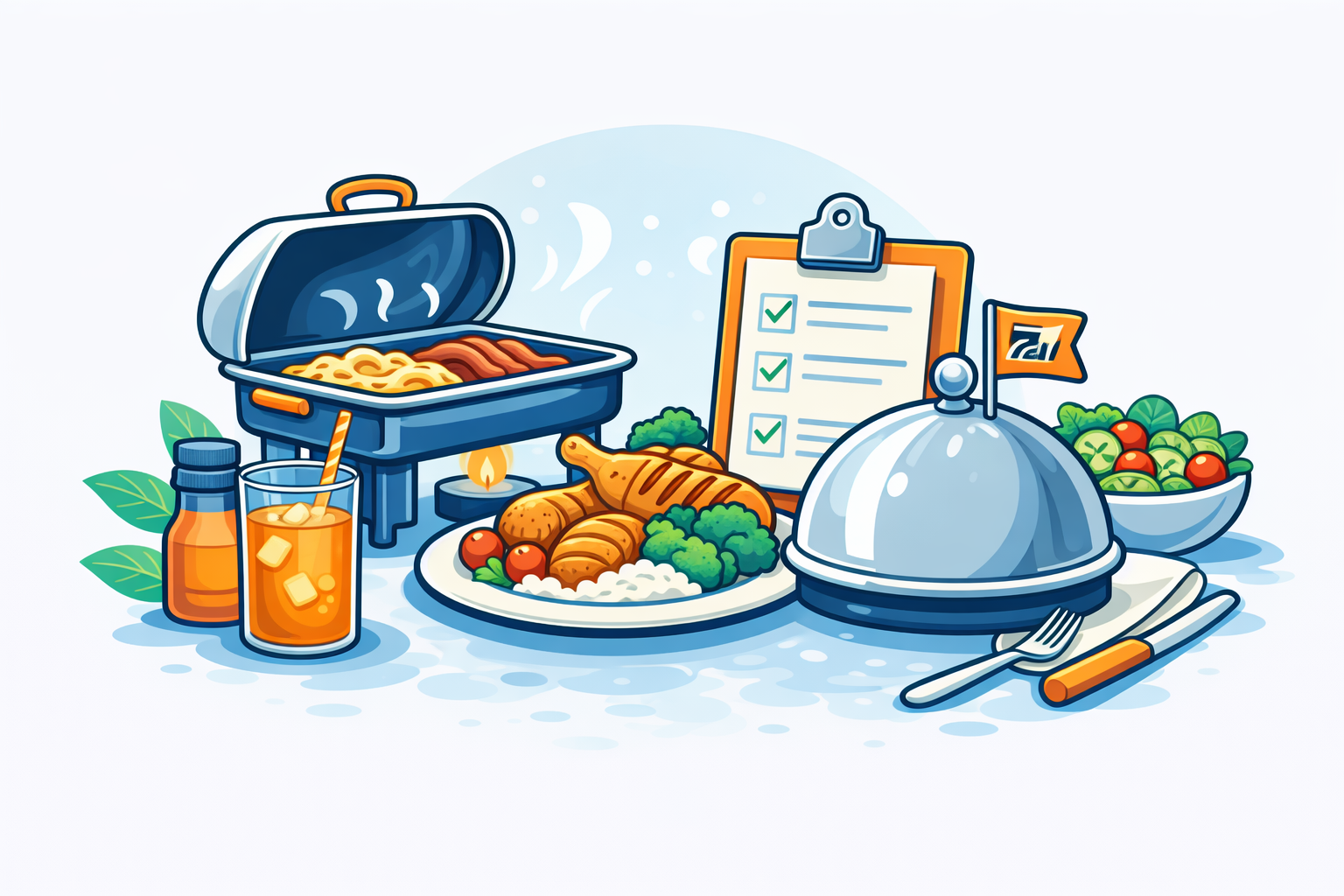 Catering spread with 7DAY branding.png